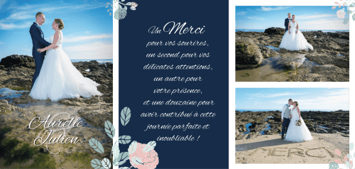 Print remerciements mariage